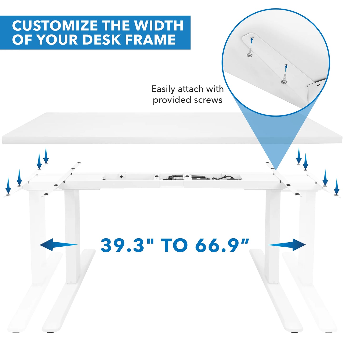 Duel Motor Electric Sit-Stand Desk