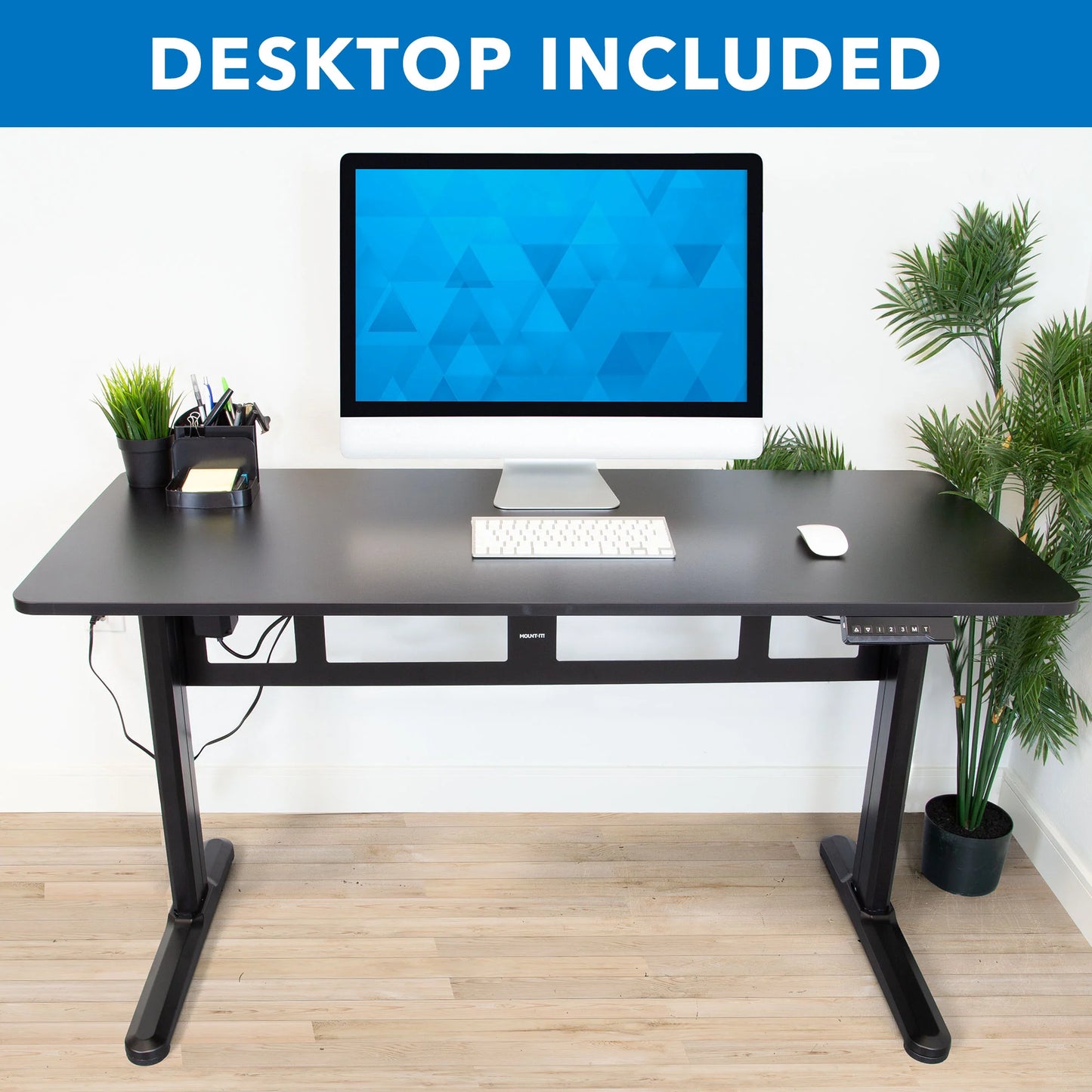 Electric Standing Desk with Memory Control Panel